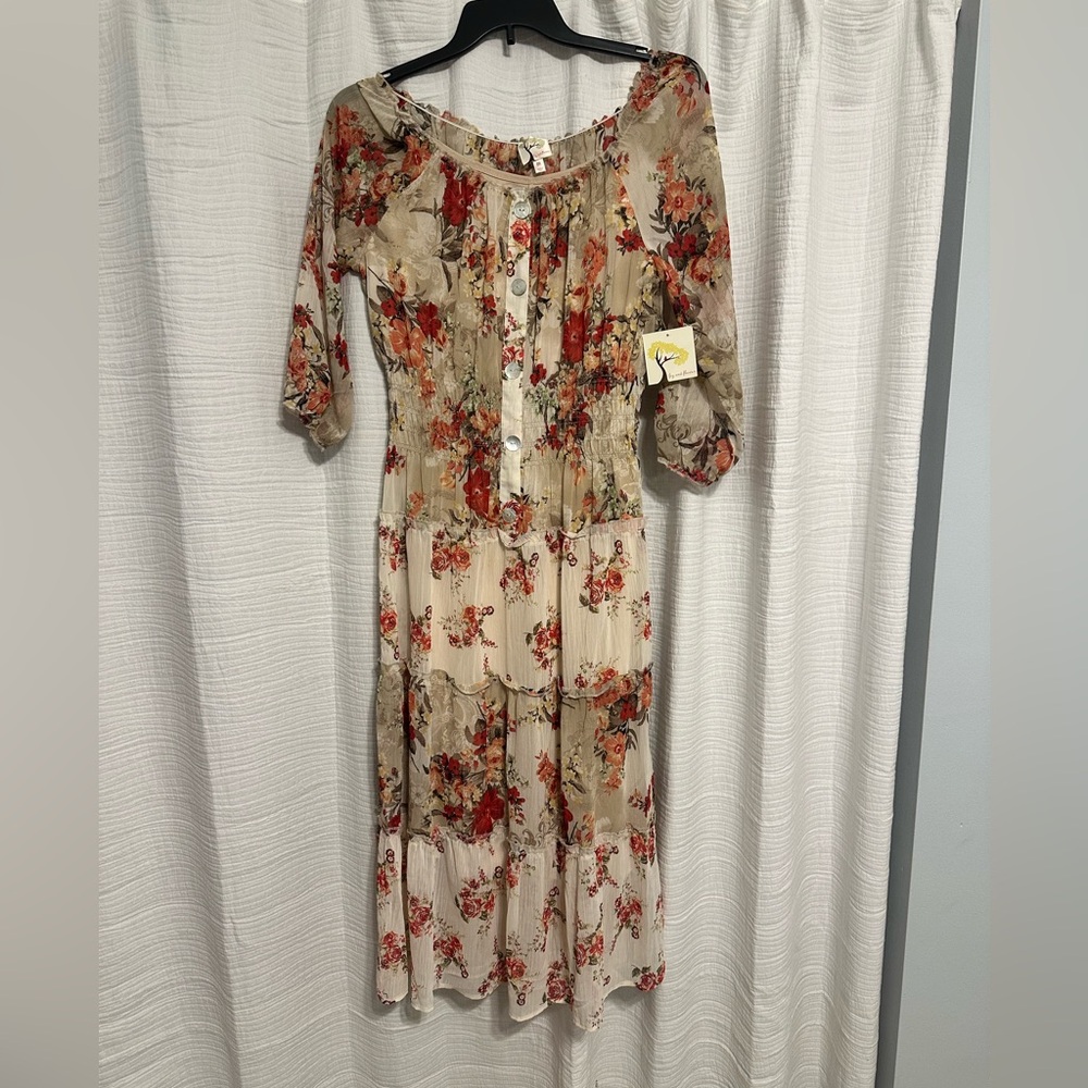 Floral Print Women's Dress